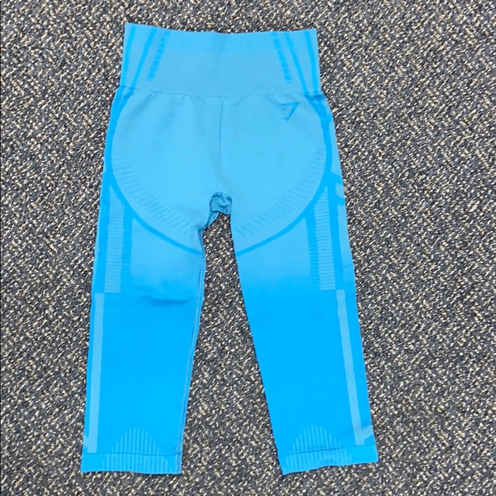 Muted blue leggings